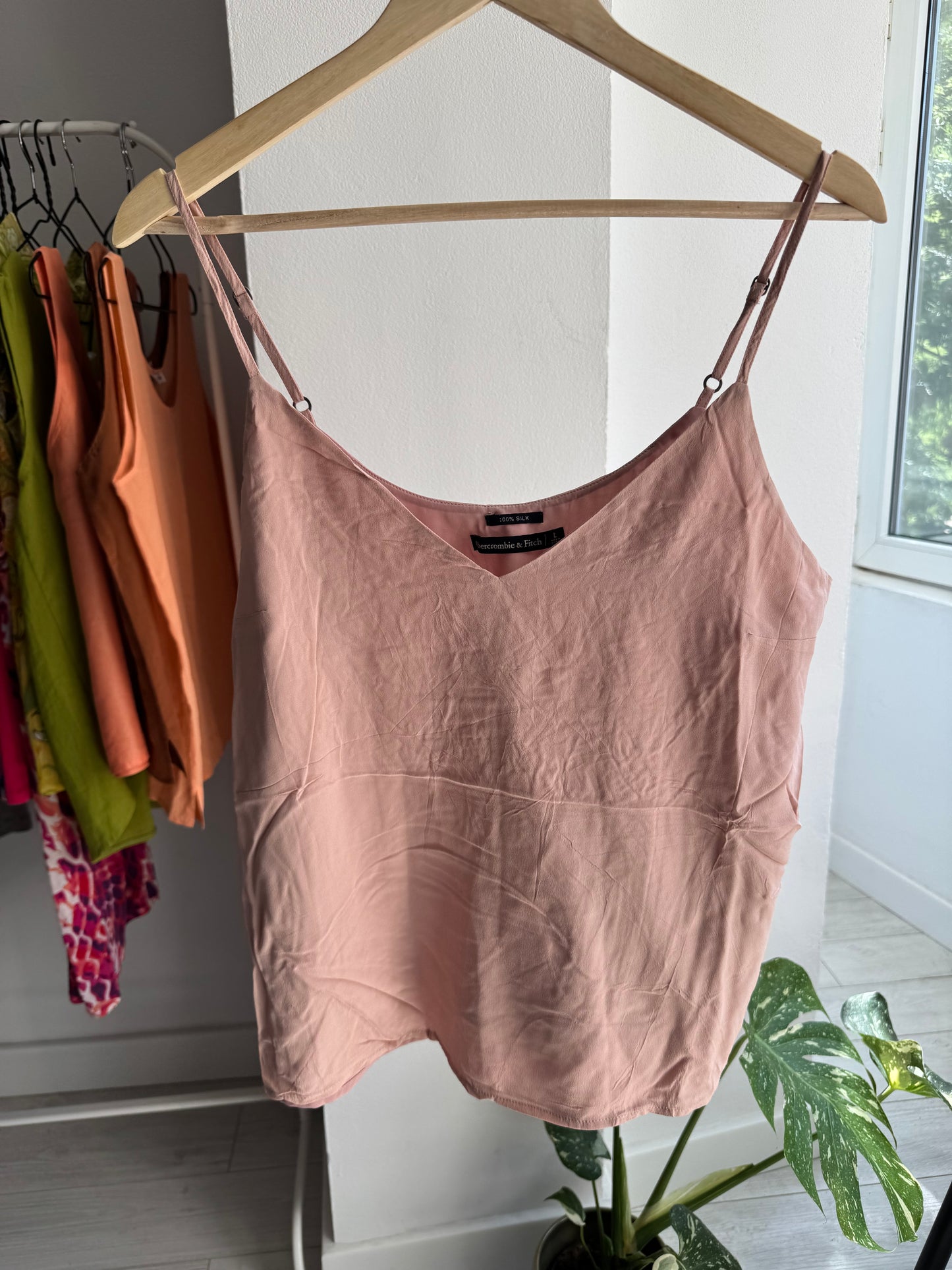 👚 Top Y2K Abercrombie & Fitch din Mătase – L Damă
