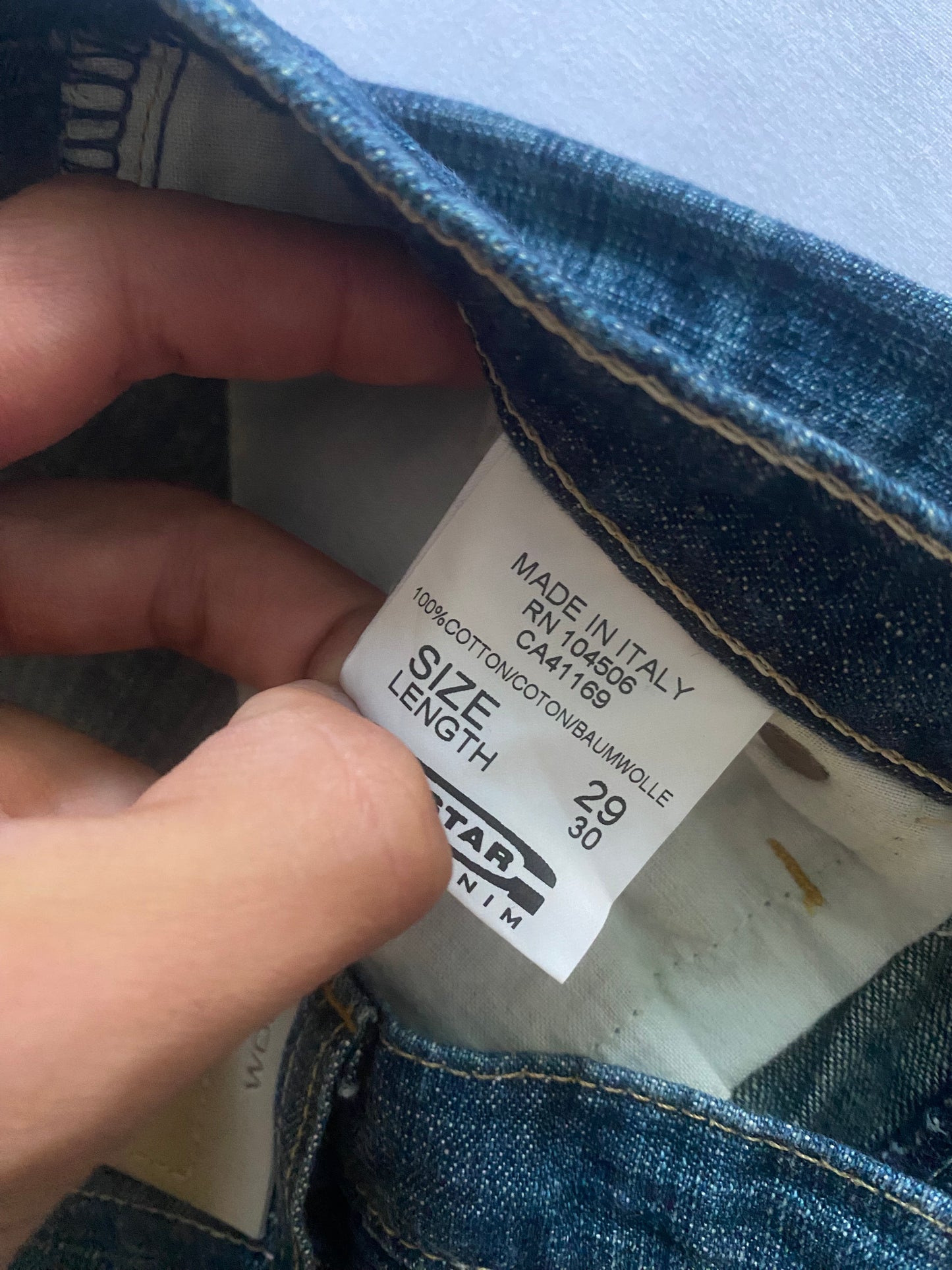 🌟 Jeans Y2K G-Star Women – Low Hip Flared – Made in Italy – W29 L30