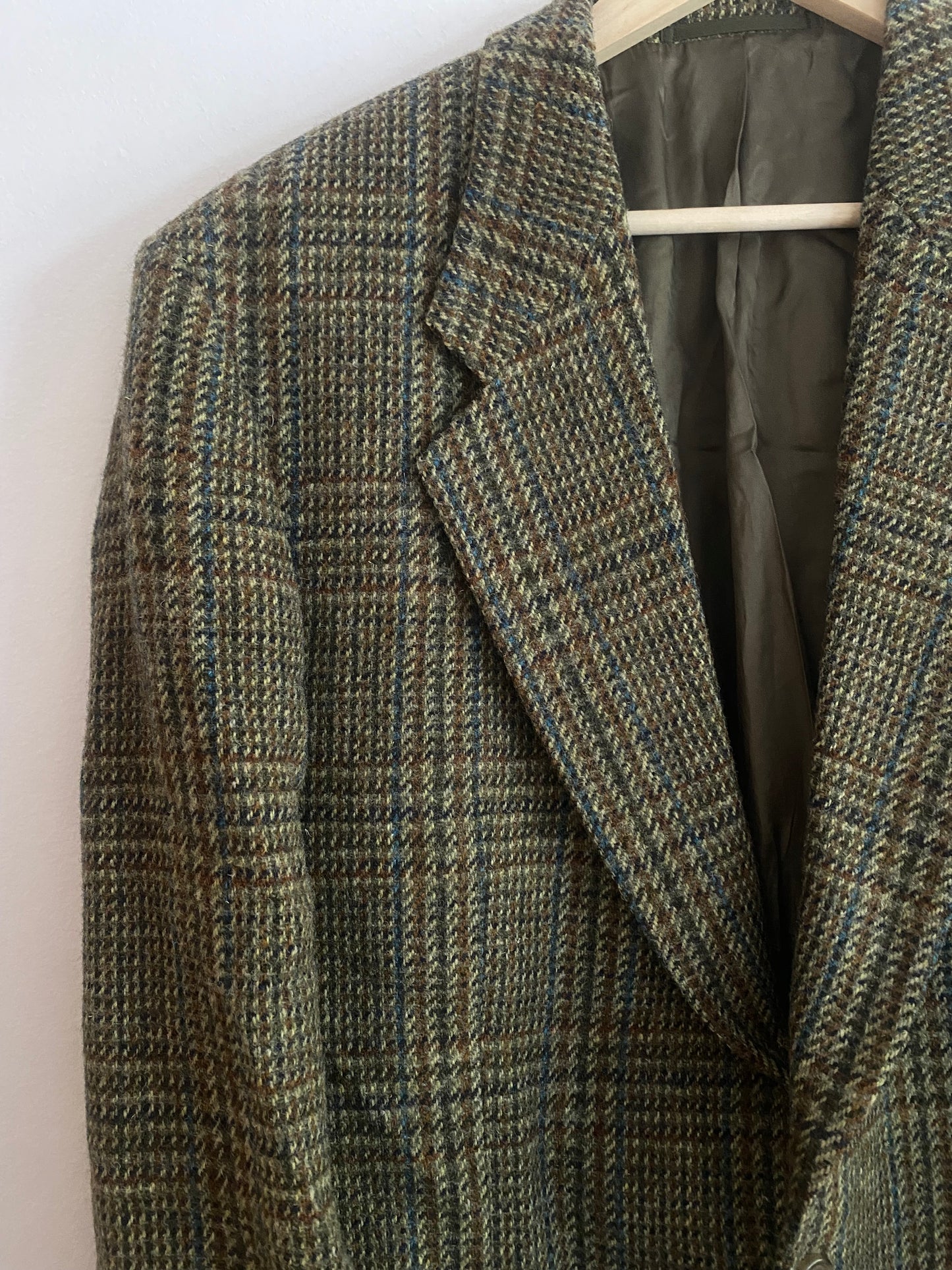 Blazer Vintage Harris Tweed – 100% Lână – Mărime 50