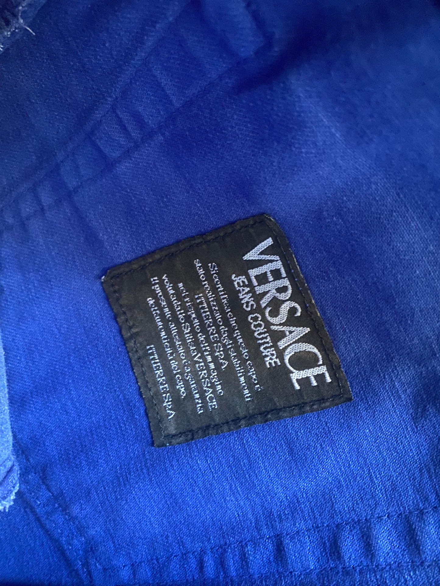 Vintage Versace Blue Jeans
