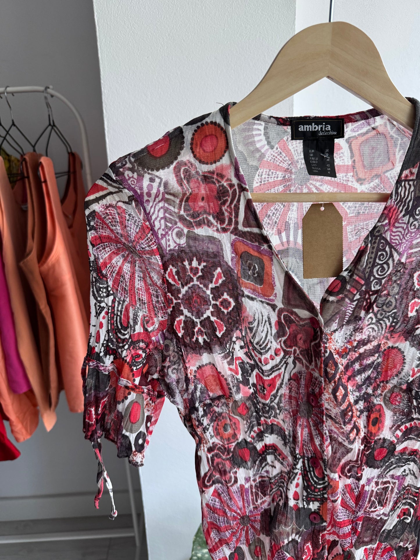 💁‍♀️ Top Mesh Printed Y2K – S Damă (36)