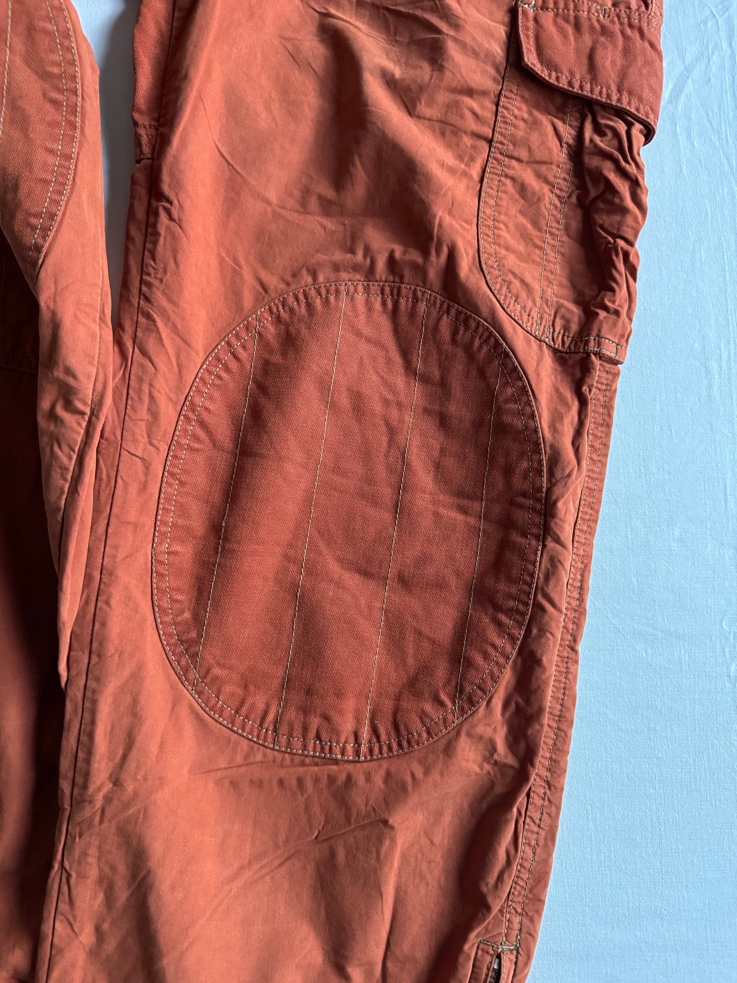 ⛵️ Pantaloni Murphy & Nye Brick Orange Utility – Mărime US 32