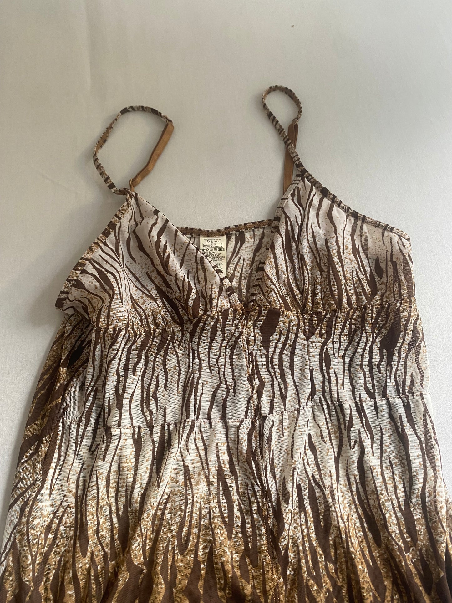 🐆 Top Y2K Animal Print – Mărimea M