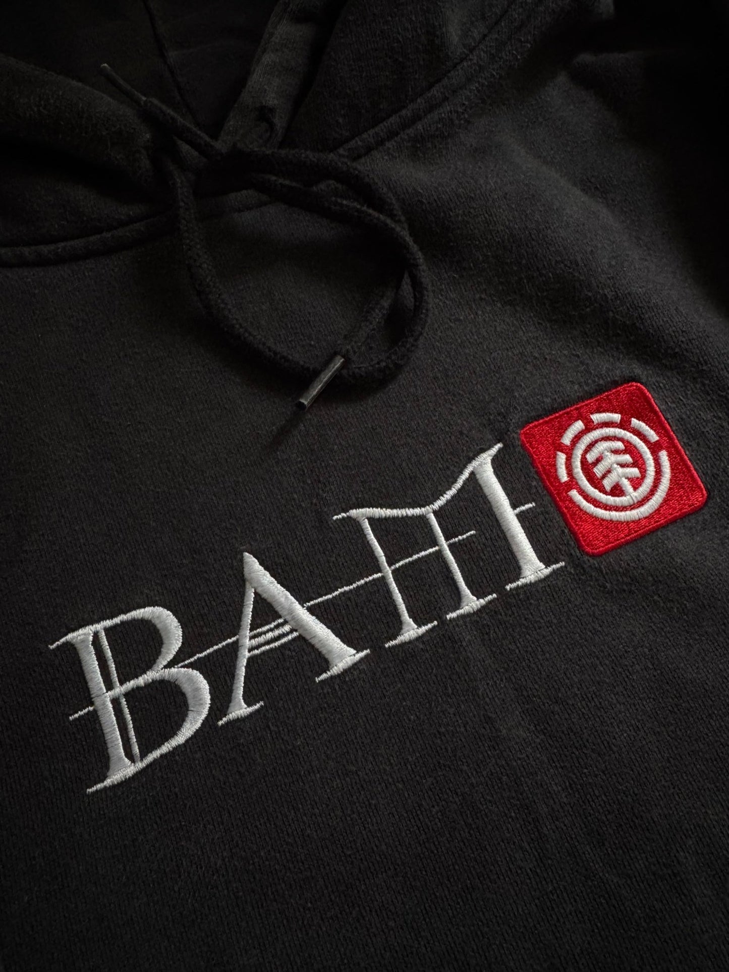 🛹 2000’s Bam Margera x Element Hoodie – Faded Black – Size M - anbracaminte