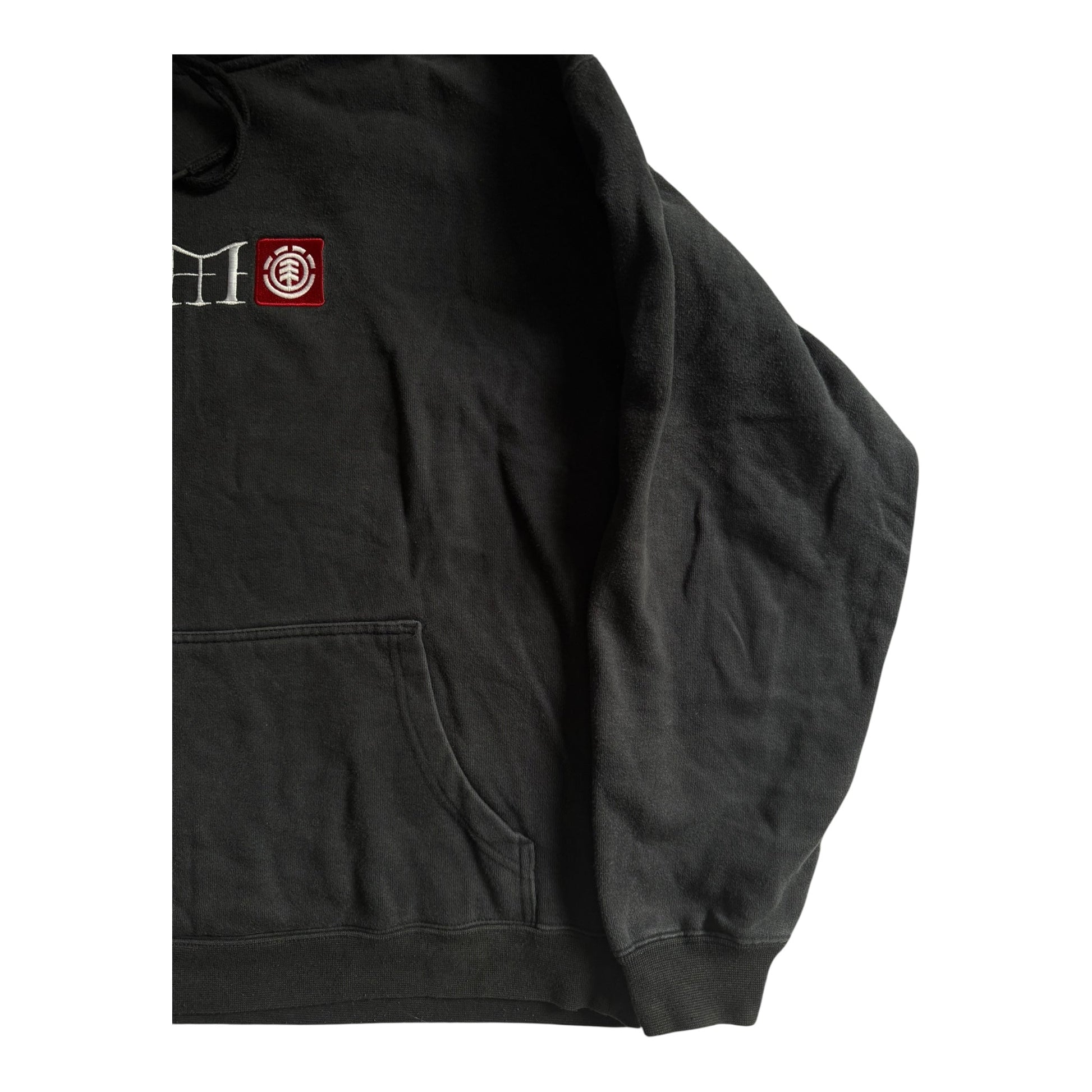 🛹 2000’s Bam Margera x Element Hoodie – Faded Black – Size M - anbracaminte