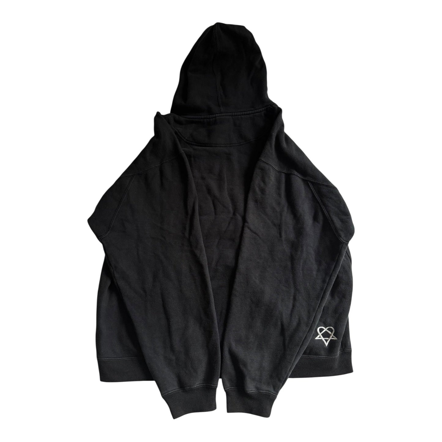 🛹 2000’s Bam Margera x Element Hoodie – Faded Black – Size M - anbracaminte