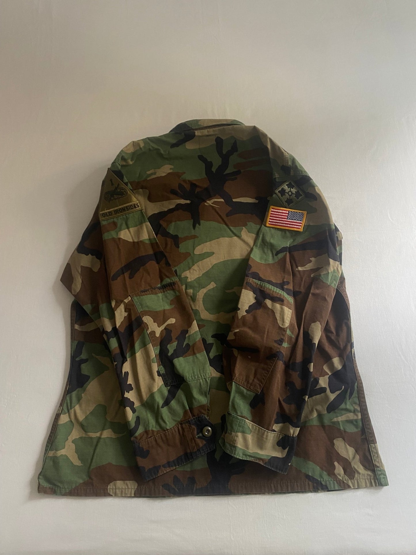 2001 US Army Camo Military Shirt - anbracaminte