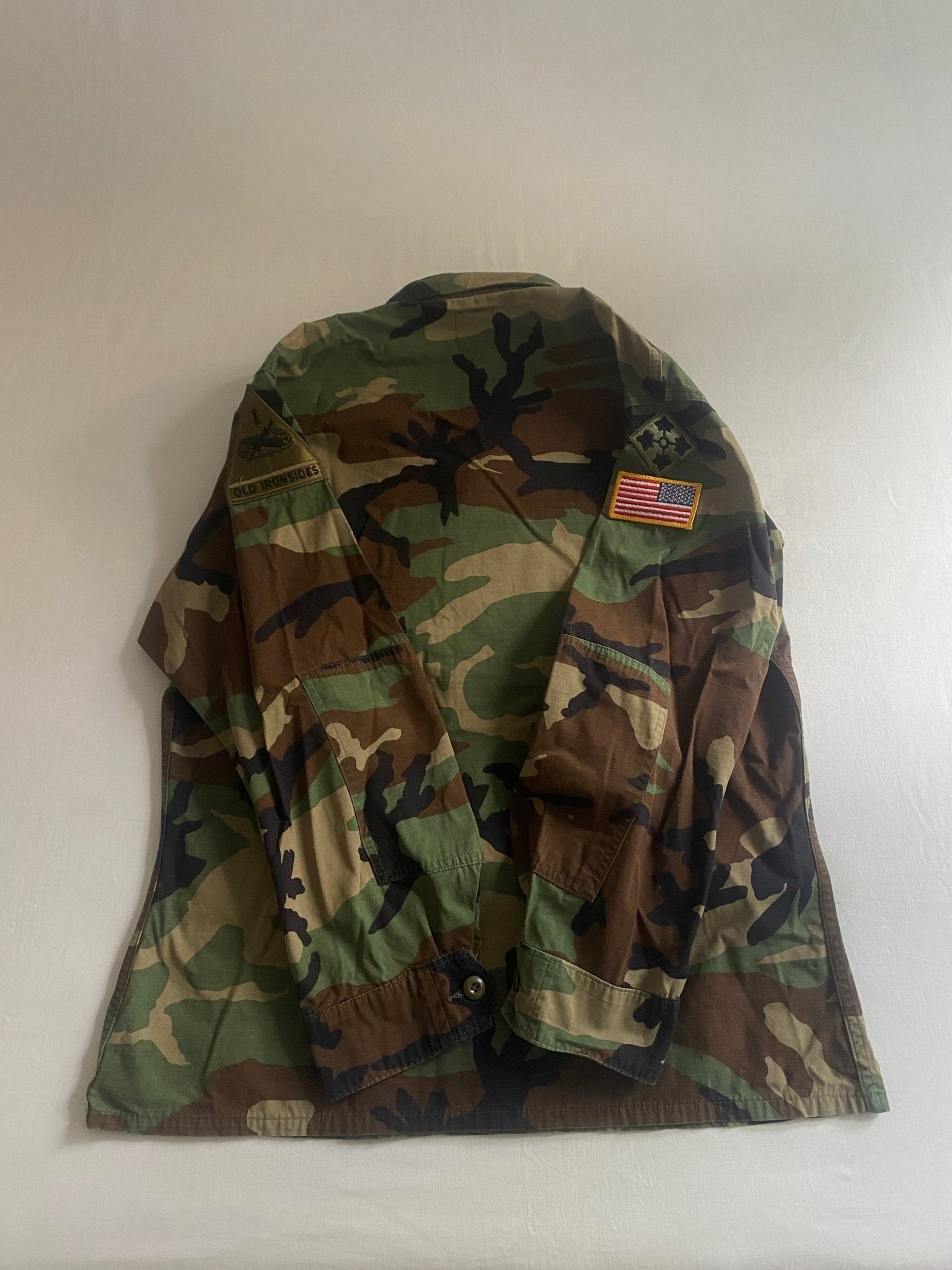 2001 US Army Camo Military Shirt - anbracaminte