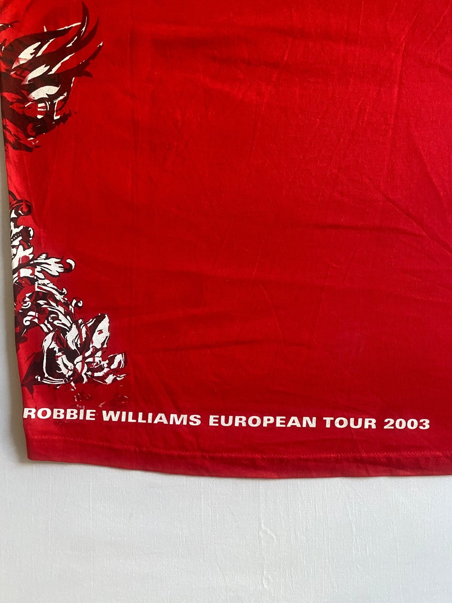 2003 Robbie Williams European Tour Tee - anbracaminte