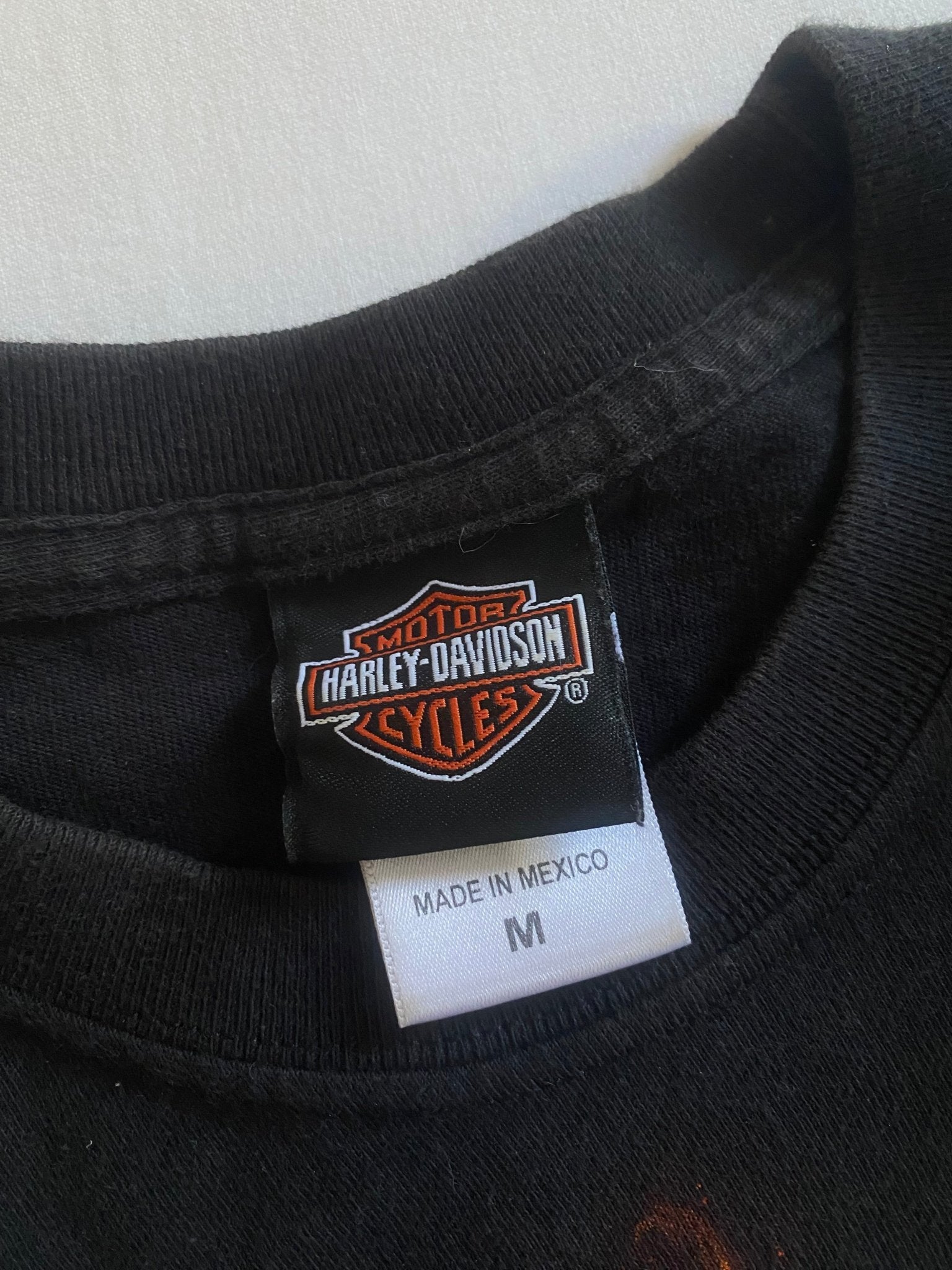2013 Harley Davidson Flames Printed Longsleeve Shirt - anbracaminte