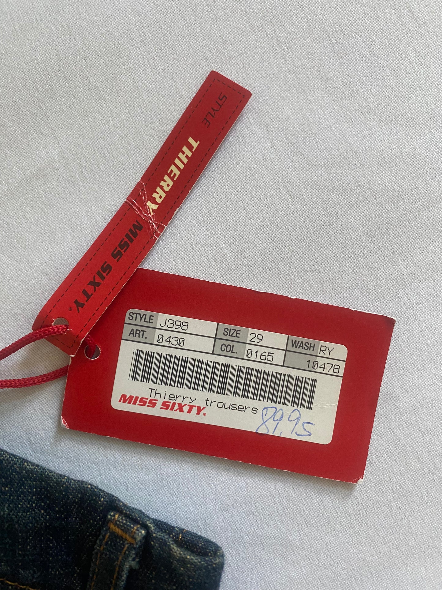 👖 Miss Sixty Thierry Flared Baggy Jeans – Tagged US 29 – NWT