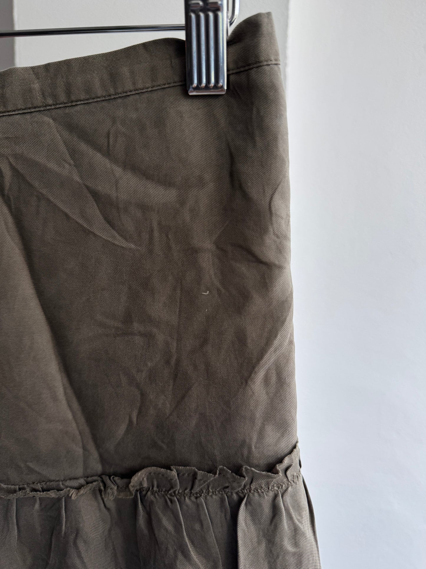 ☀️ Burberry Fustă Mătase Y2K – US 6 / S Femei | Made in Italy