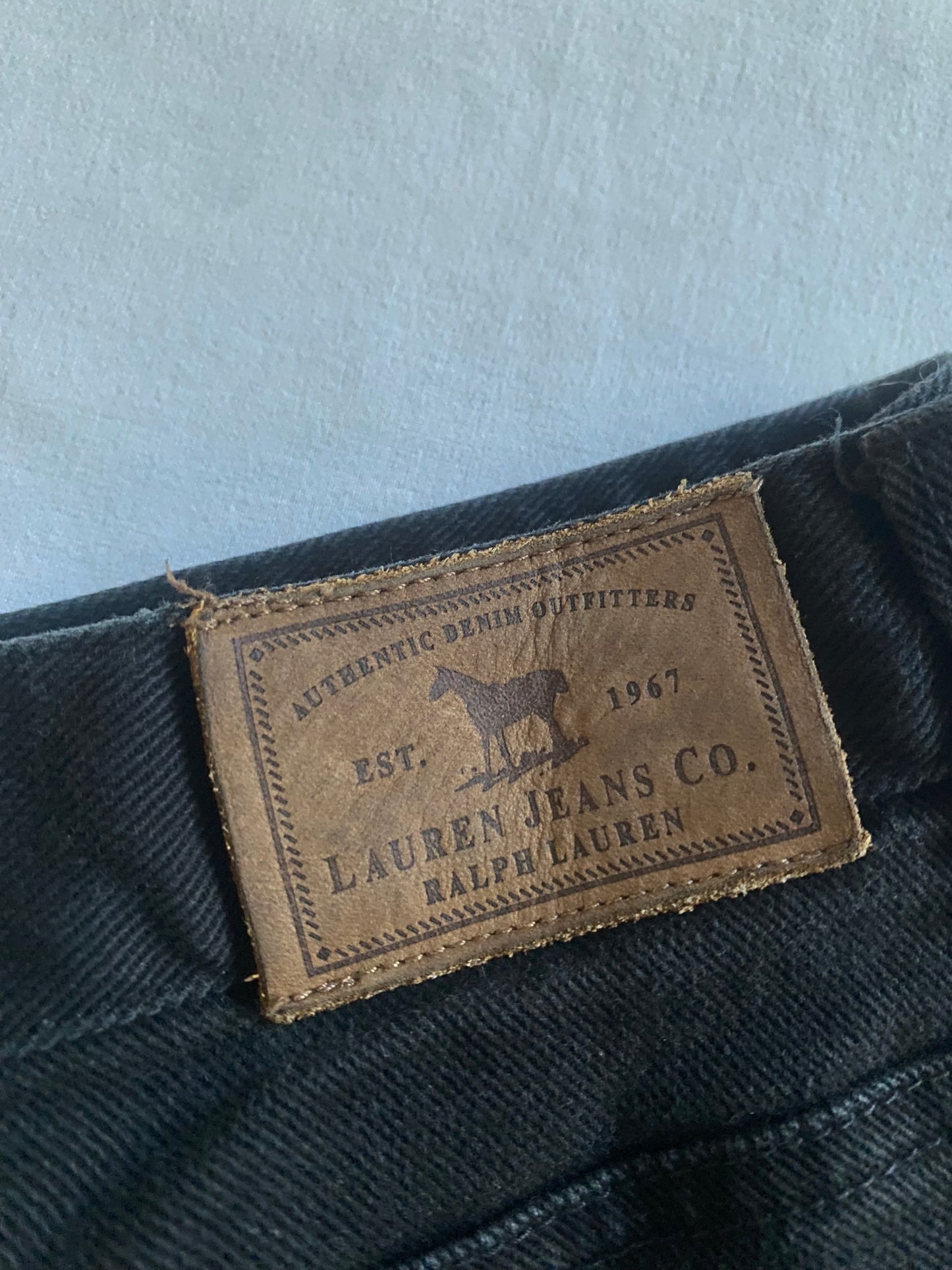 ☕️ Jeans Y2K Lauren by Ralph Lauren – Black Bootcut – Mărime US 4 (≈ EU 36)