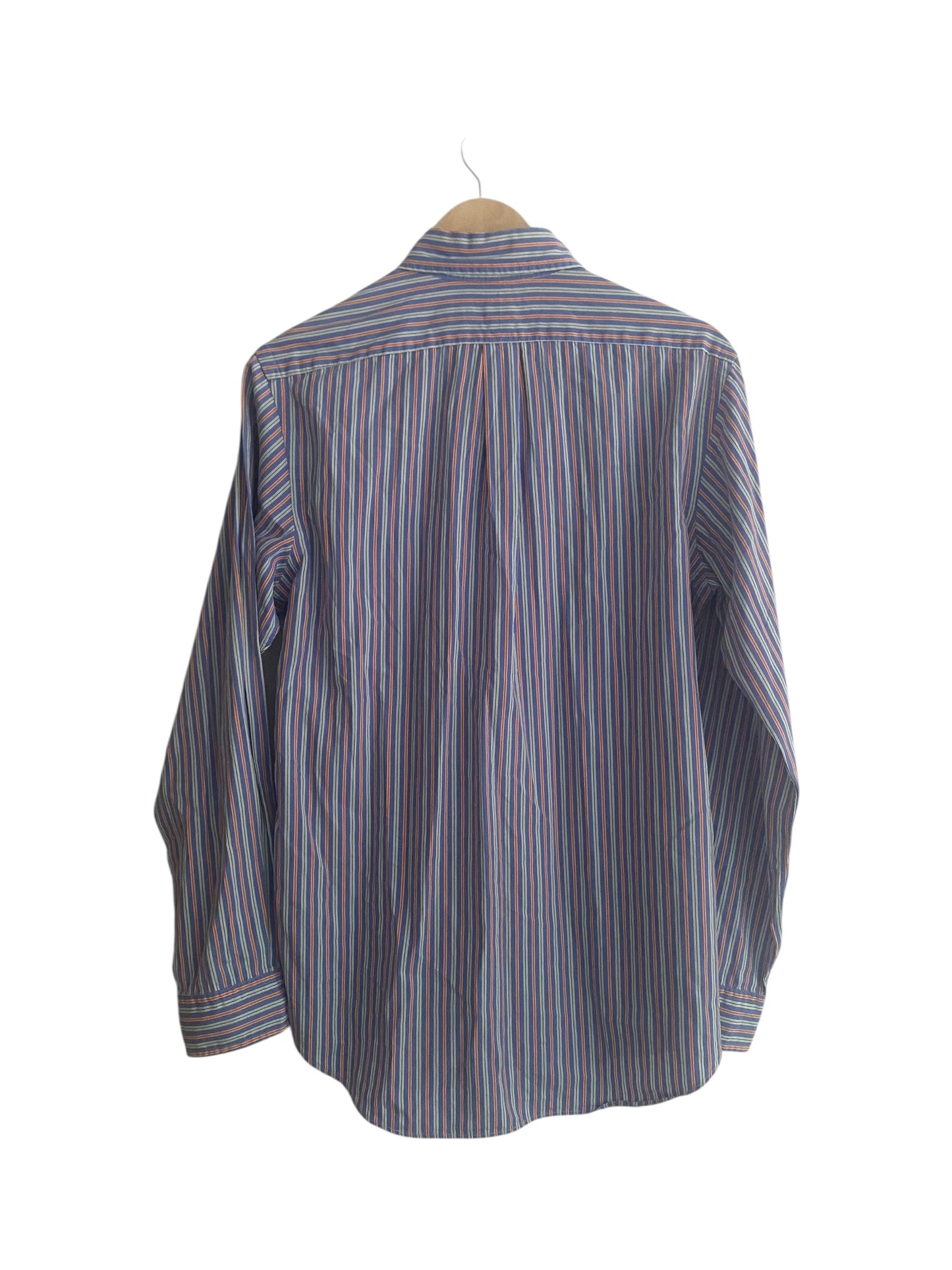 Cămașă Vintage Ralph Lauren Bleumarin cu Dungi – Mărime M