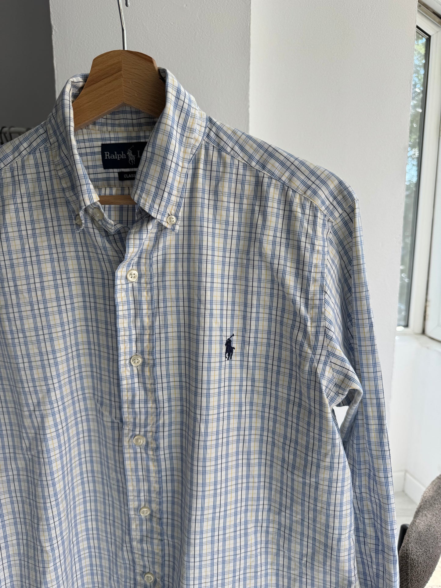 🐴 Cămașă Carouri Polo Ralph Lauren Vintage | Relaxed Fit – S Bărbați