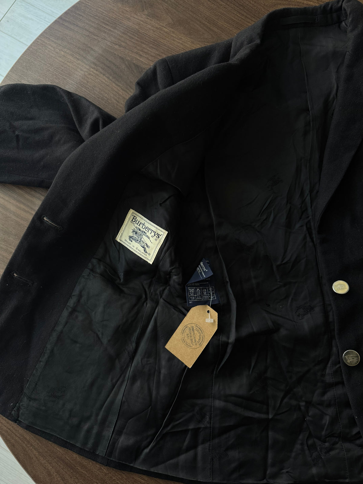 Blazer Vintage Burberry Negru | S Damă