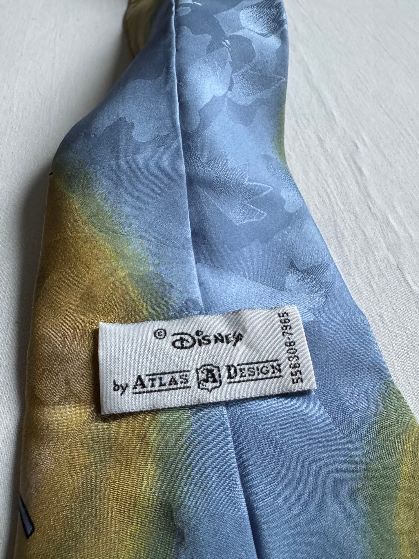 👔 Cravată Vintage din Mătase cu Graphic Mickey Mouse – Made in Italy