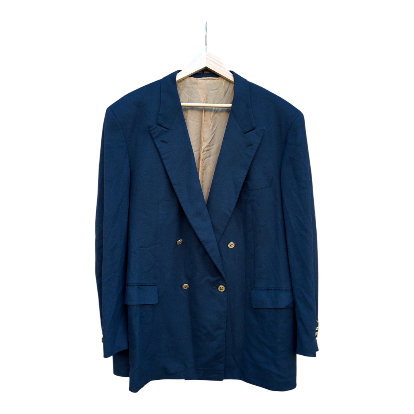 🎩 Blazer Vintage Brioni din Cașmir Light Navy – IT 60