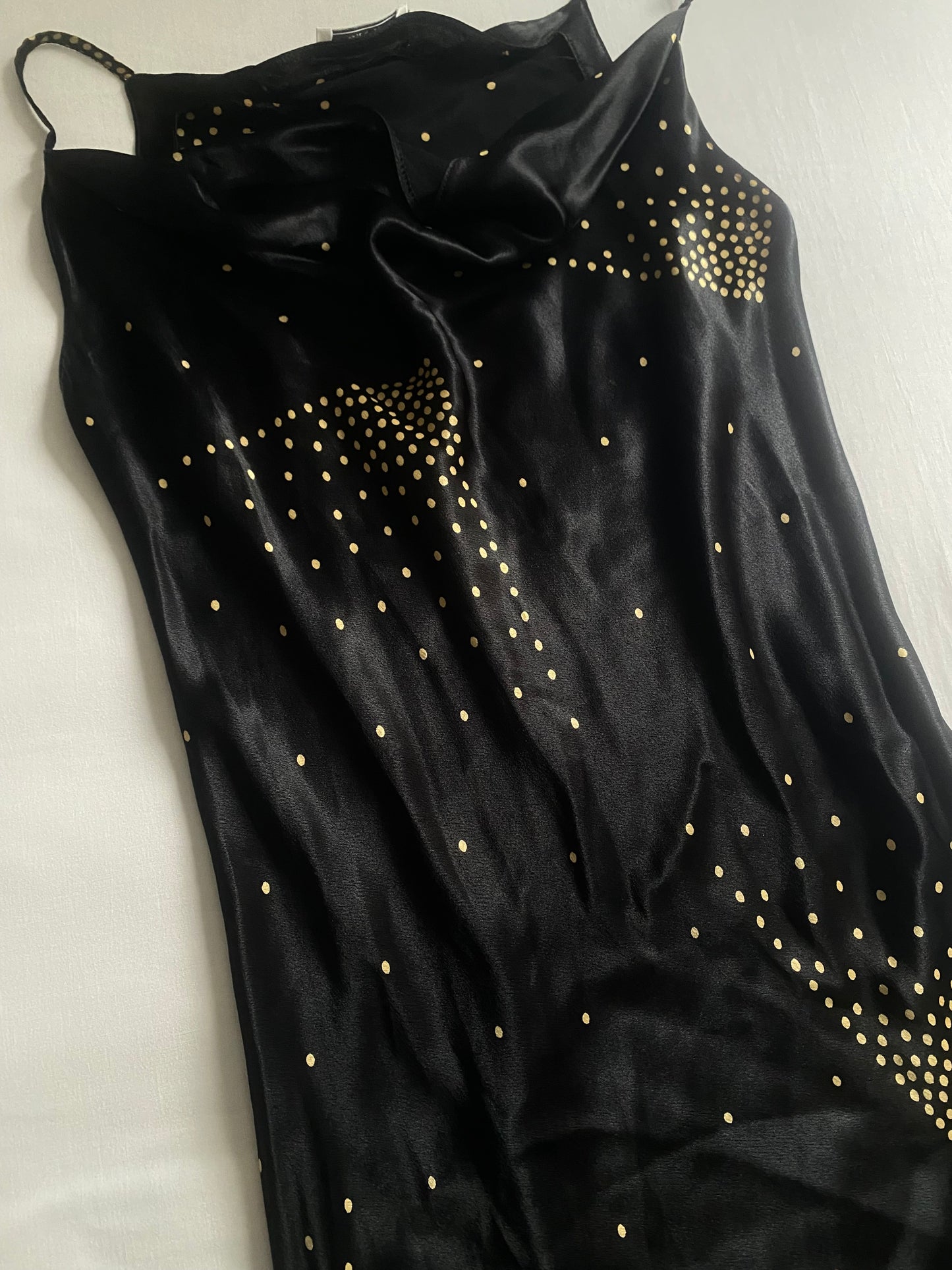 Rochie Vintage Neagră Imprimată – Mărime M 🖤