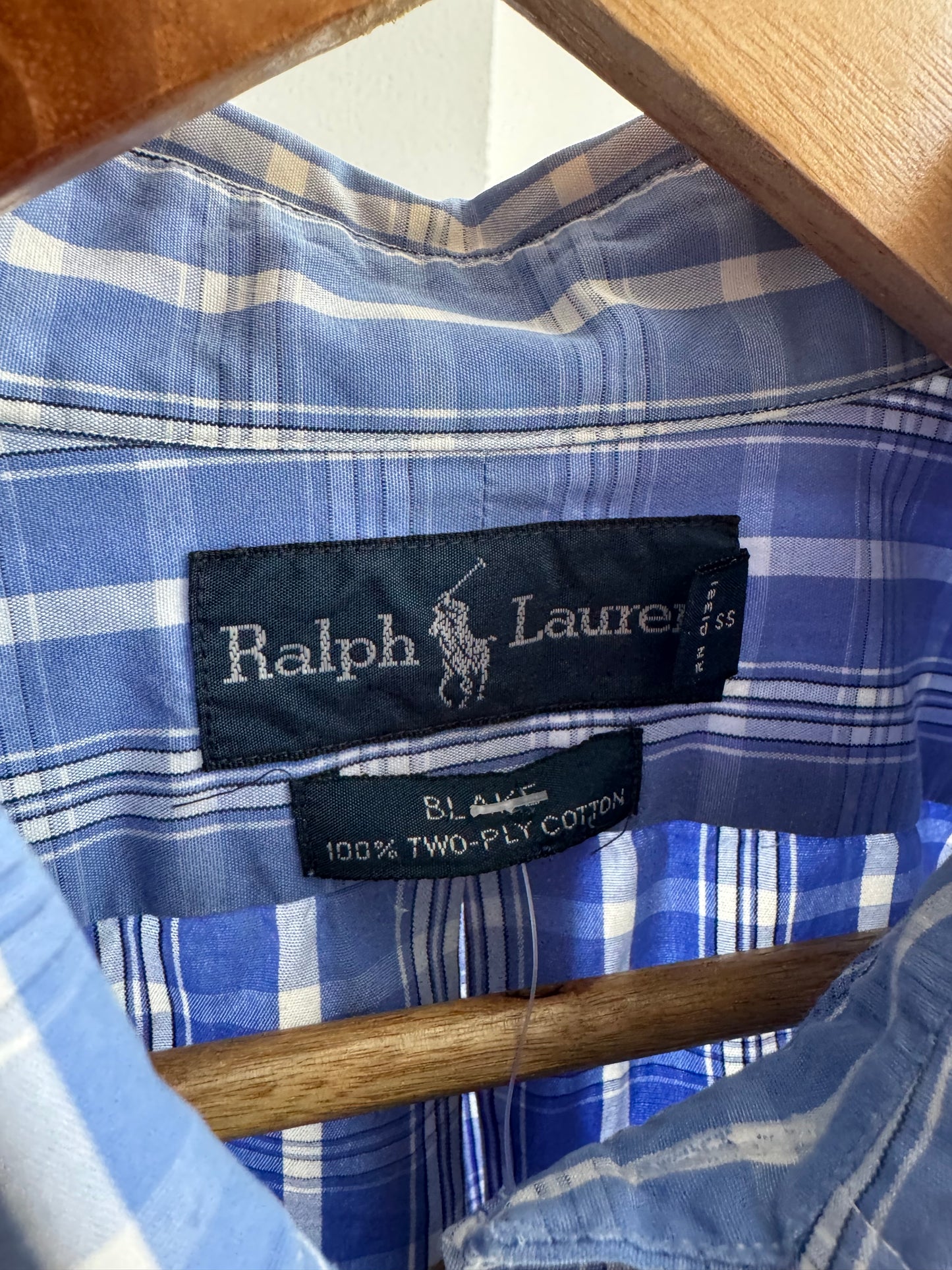 🐴 Cămașă Carouri Polo Ralph Lauren Vintage Relaxed Fit – L Bărbați