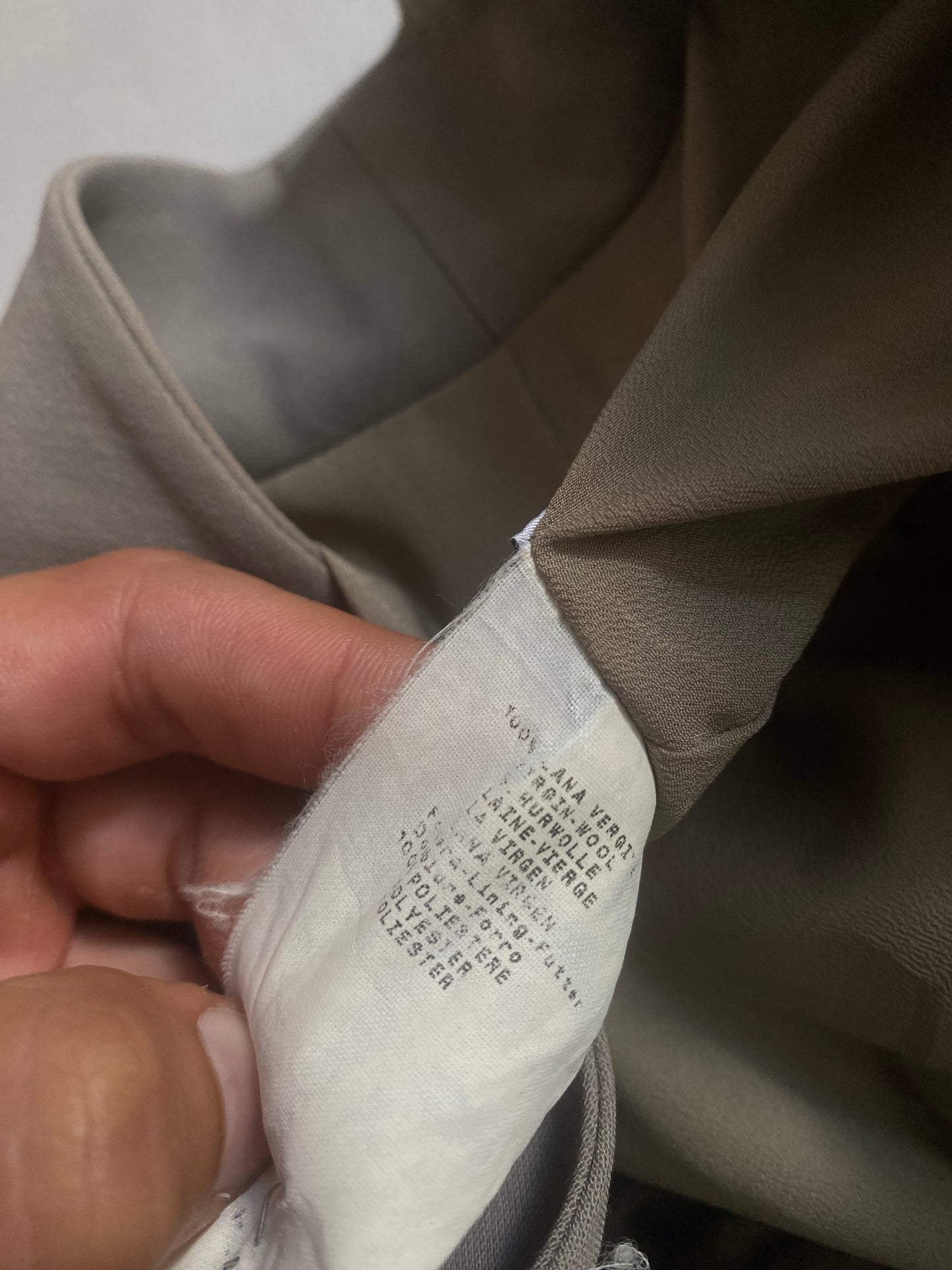🧥 Sacou Vintage Armani Gri – Mărimea XS, Made in Italy