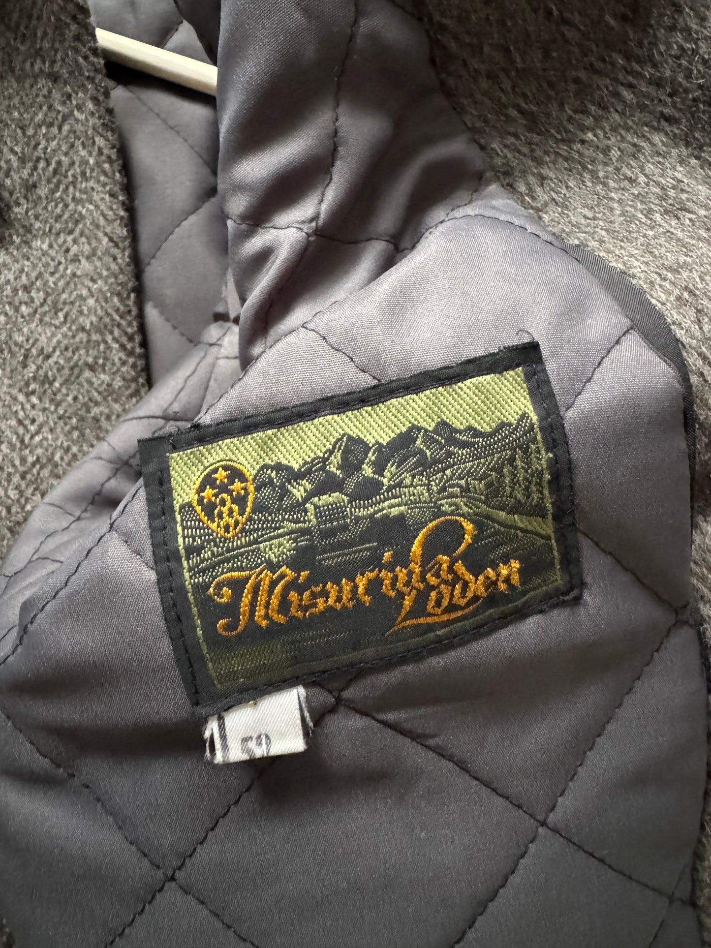 🧥 Palton Vintage Loden Mid Length din Lână  – 52 (L Bărbați)