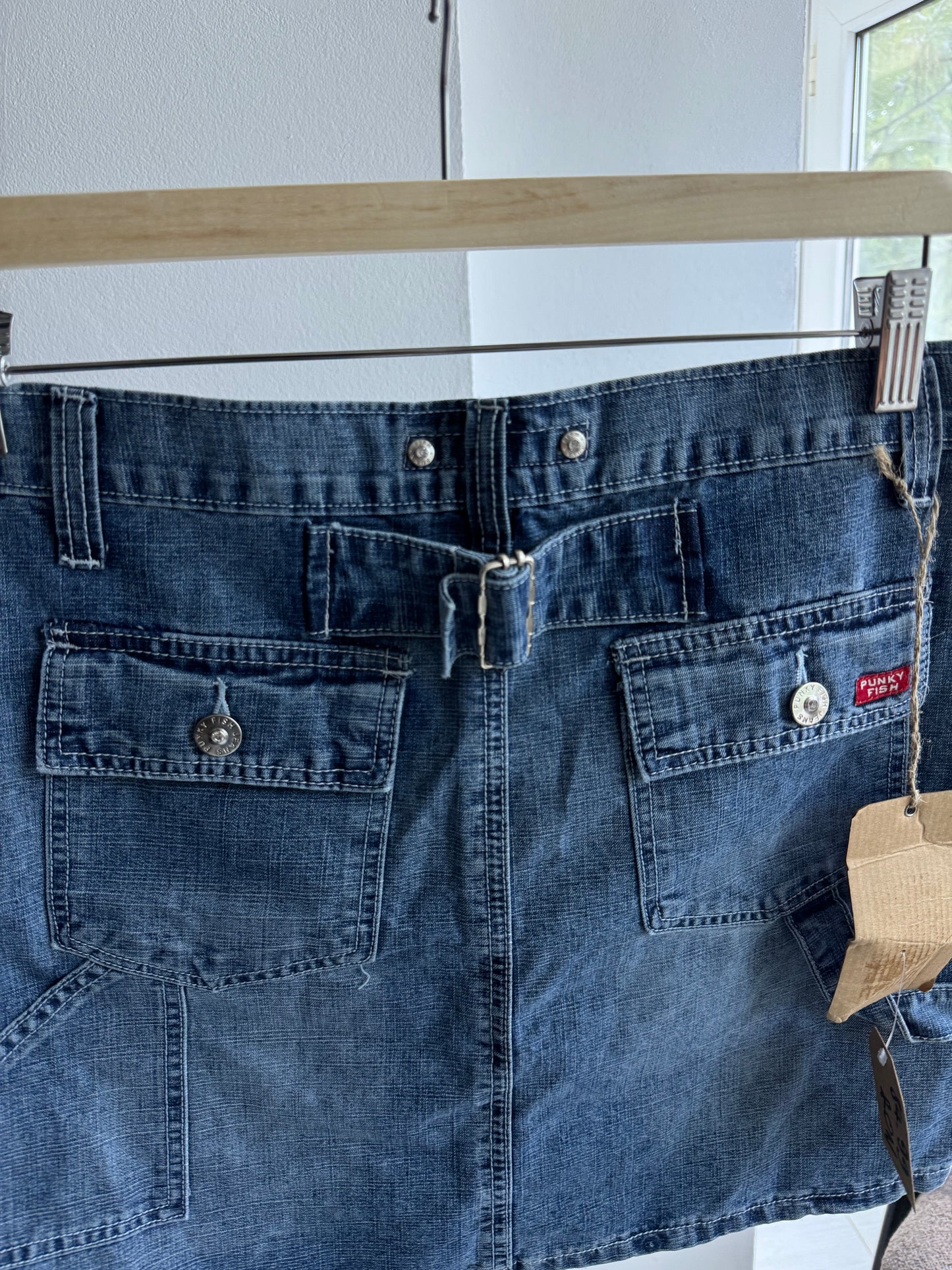 👖 Fustă Denim Carpenter Buckleback Y2K Deadstock | New with Tags – S/M Damă