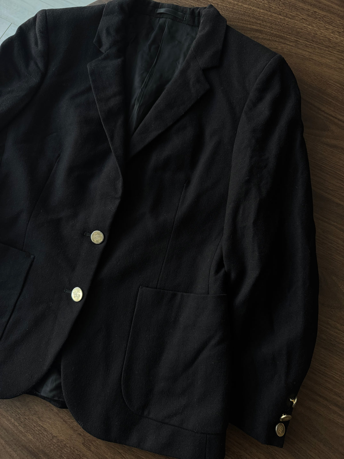 Blazer Vintage Burberry Negru | S Damă