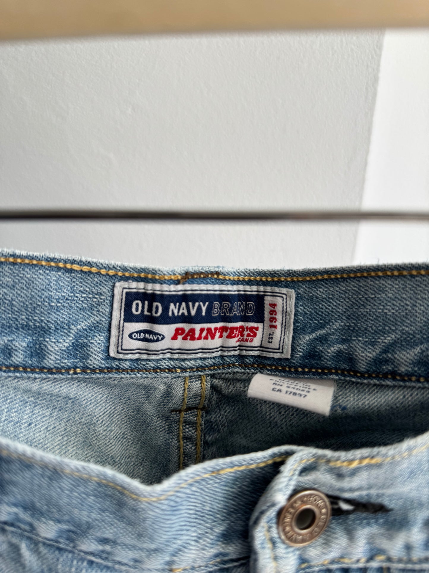 🔨 Pantaloni Scurți Vintage Old Navy Carpenter Jorts – US 32 Bărbați