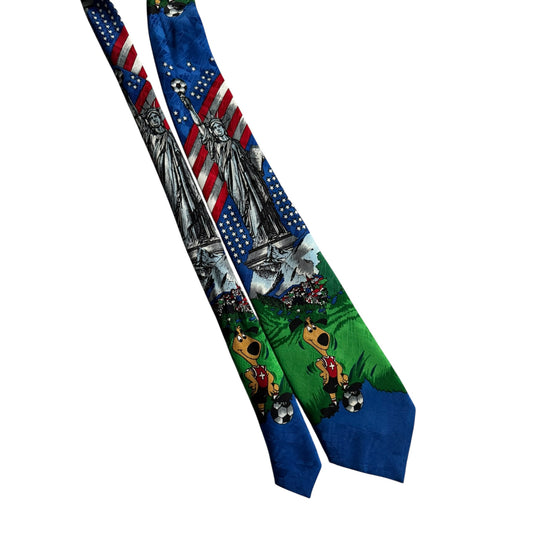 ⚽️ Cravată Vintage Graphic USA World Cup ’94