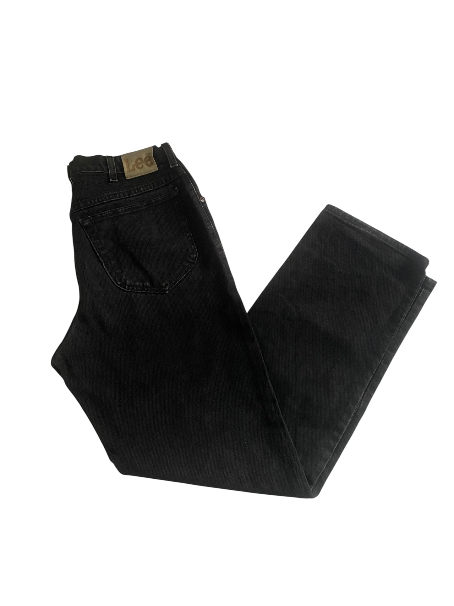 Vintage Lee Black Washed Jeans – Made in USA – W34 L32