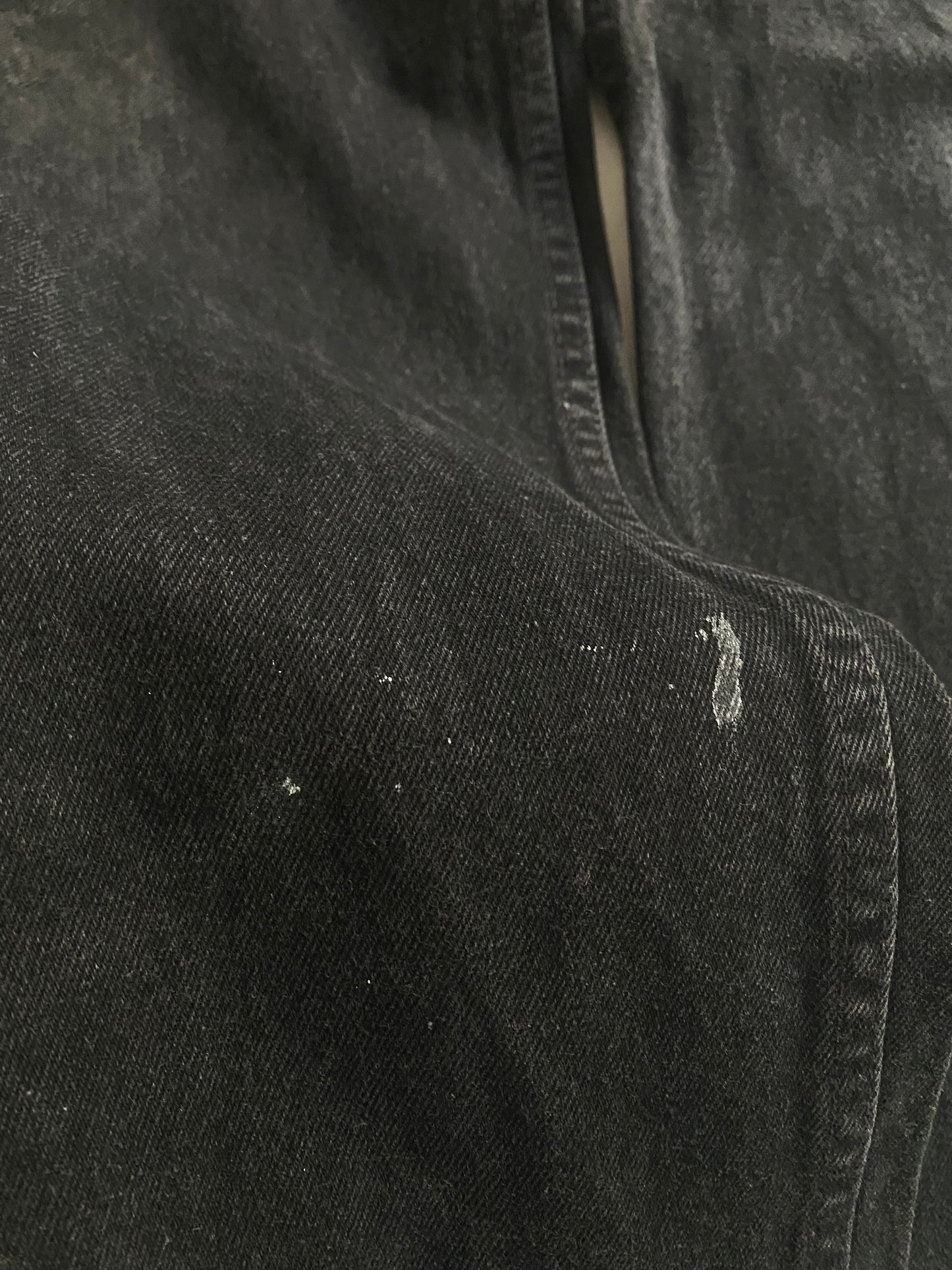 Vintage Levi’s 505 Black Washed Jeans – Orange Tab – Made in USA 1997