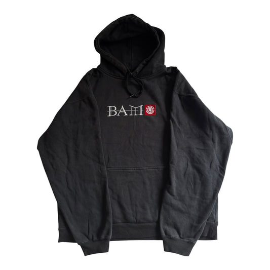 🛹 2000’s Bam Margera x Element Hoodie – Faded Black – Size M