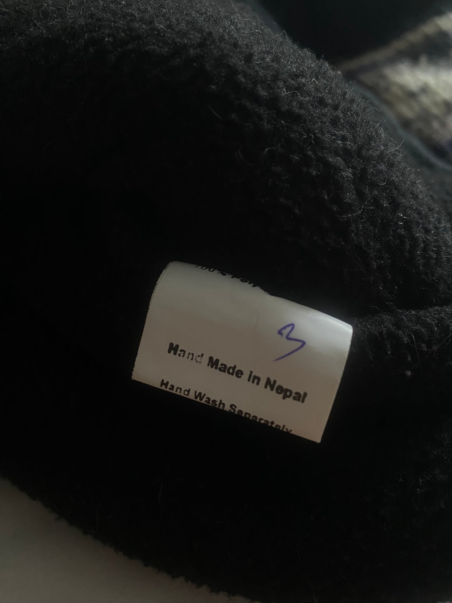 🇳🇵 Hanorac Vintage din Lână – Fleece Lined – Made in Nepal – Women’s S/M