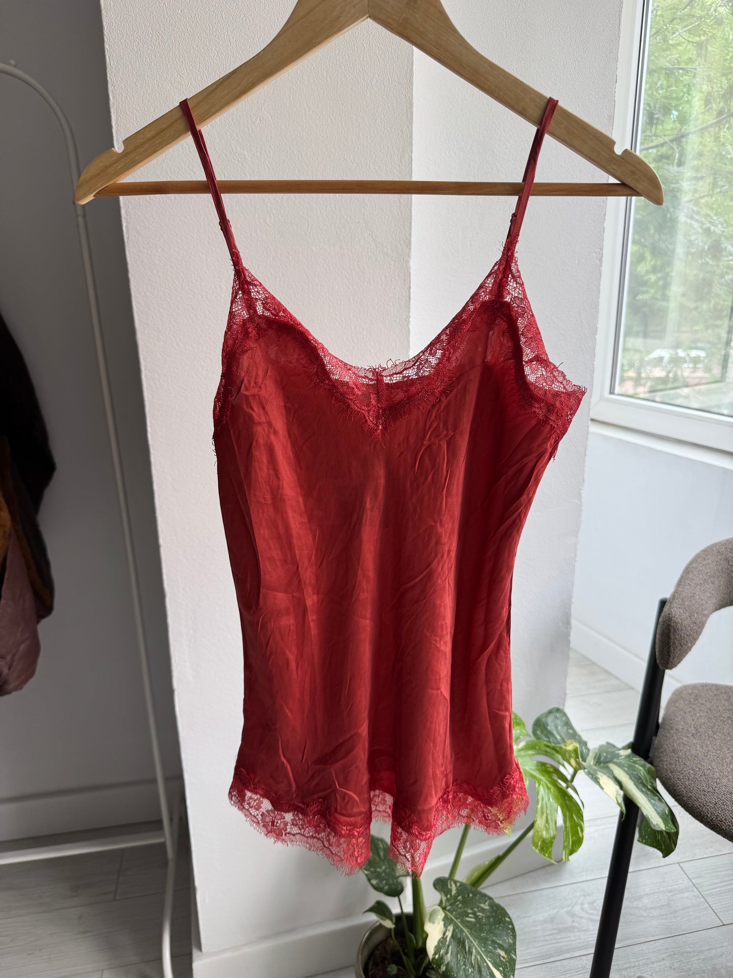 ✨ Top Y2K din Mătase – XS/S Damă
