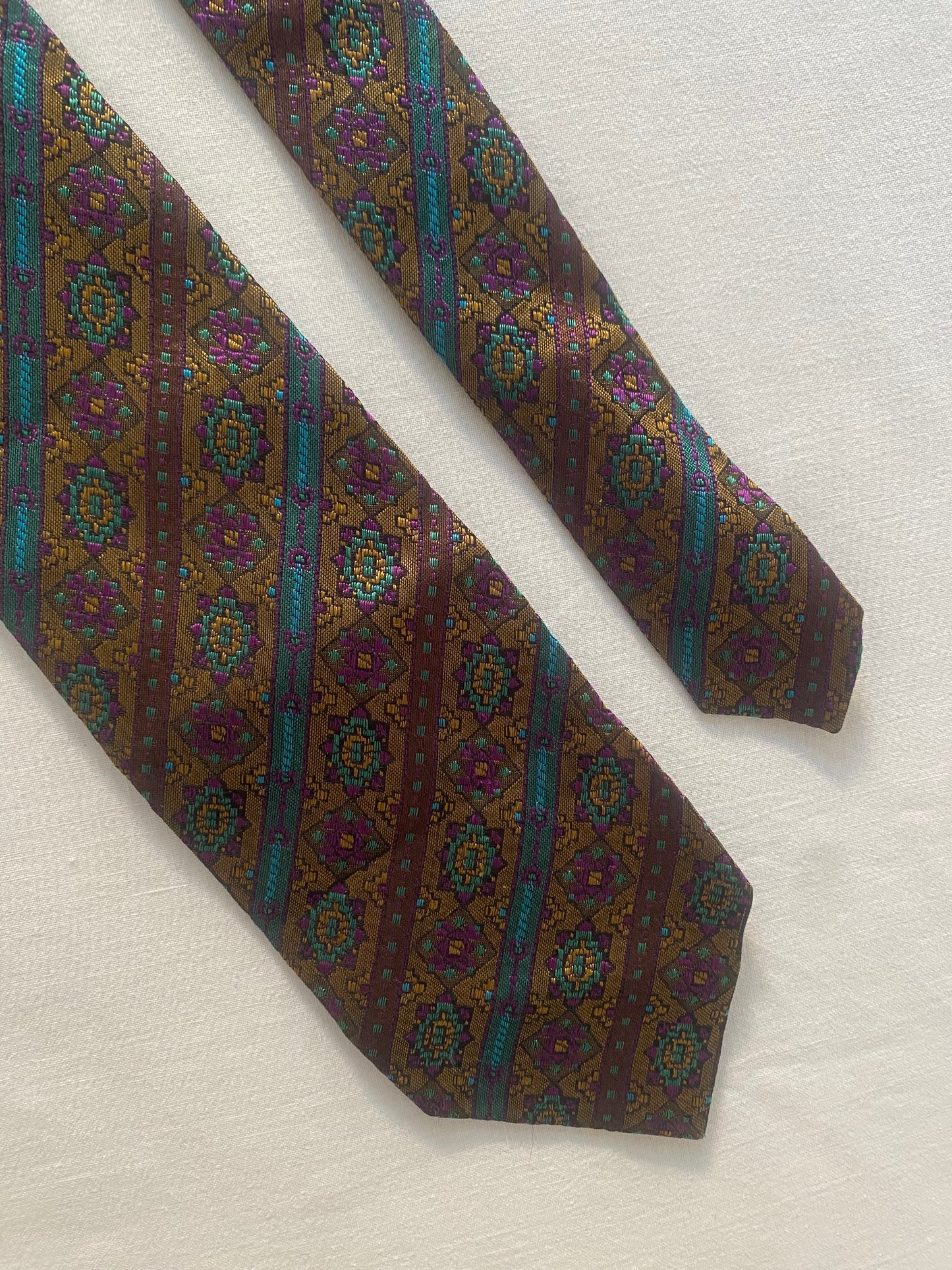 Vintage Celine Printed Tie