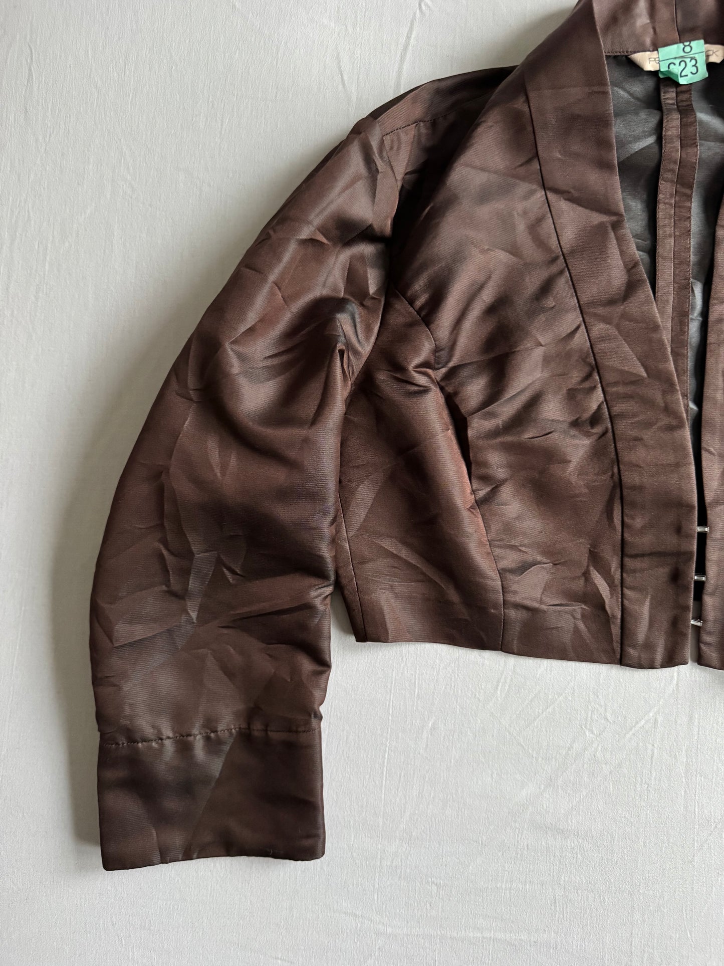 🧥 Sacou Y2K Pennyblack din 100% Mătase – Mărimea S Femei