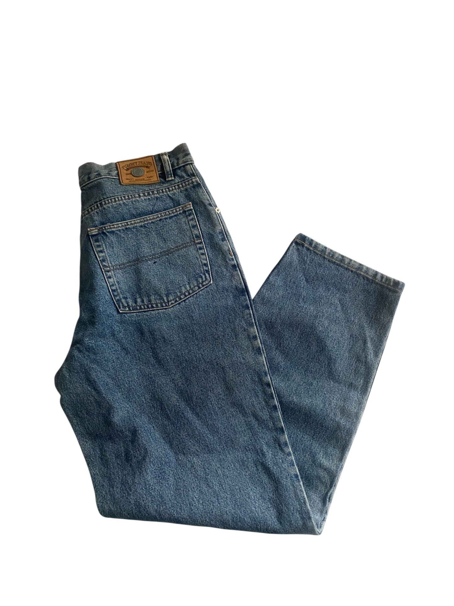👖 90’s Vintage Tommy Hilfiger Light Wash Baggy Jeans