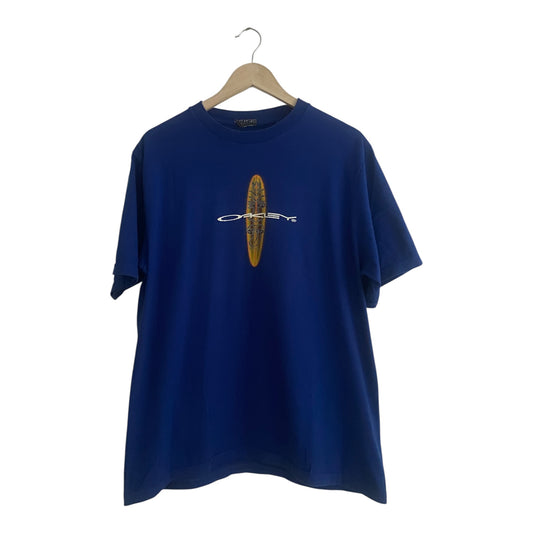 🏄‍♂️ Tricou Vintage Oakley – Blue Surf Tee – Men’s L