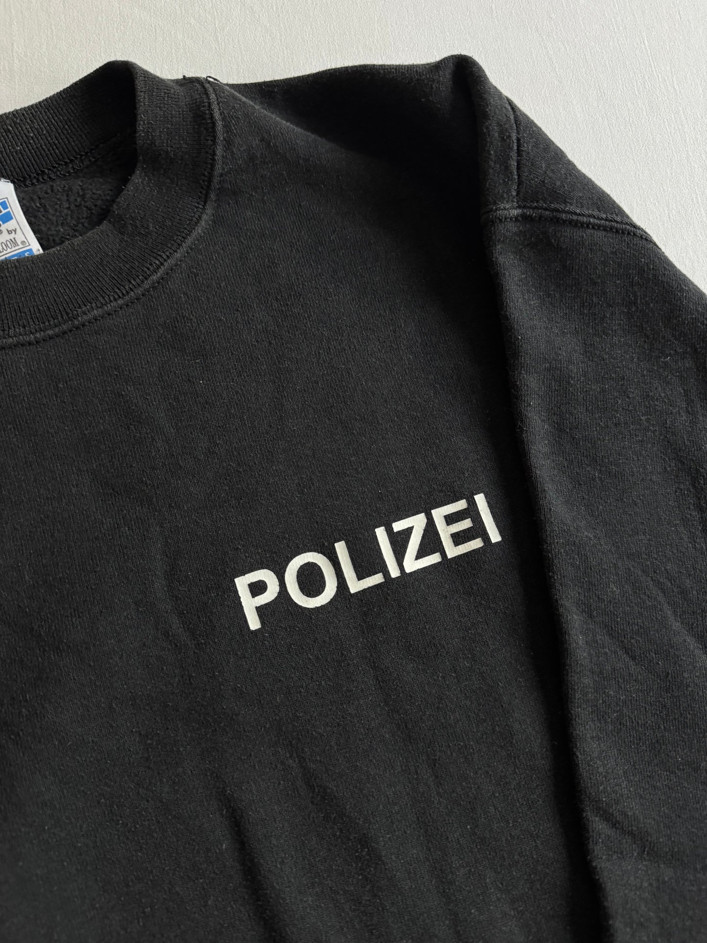 👮‍♀️ Crewneck Vintage German Polizei – Mărimea L