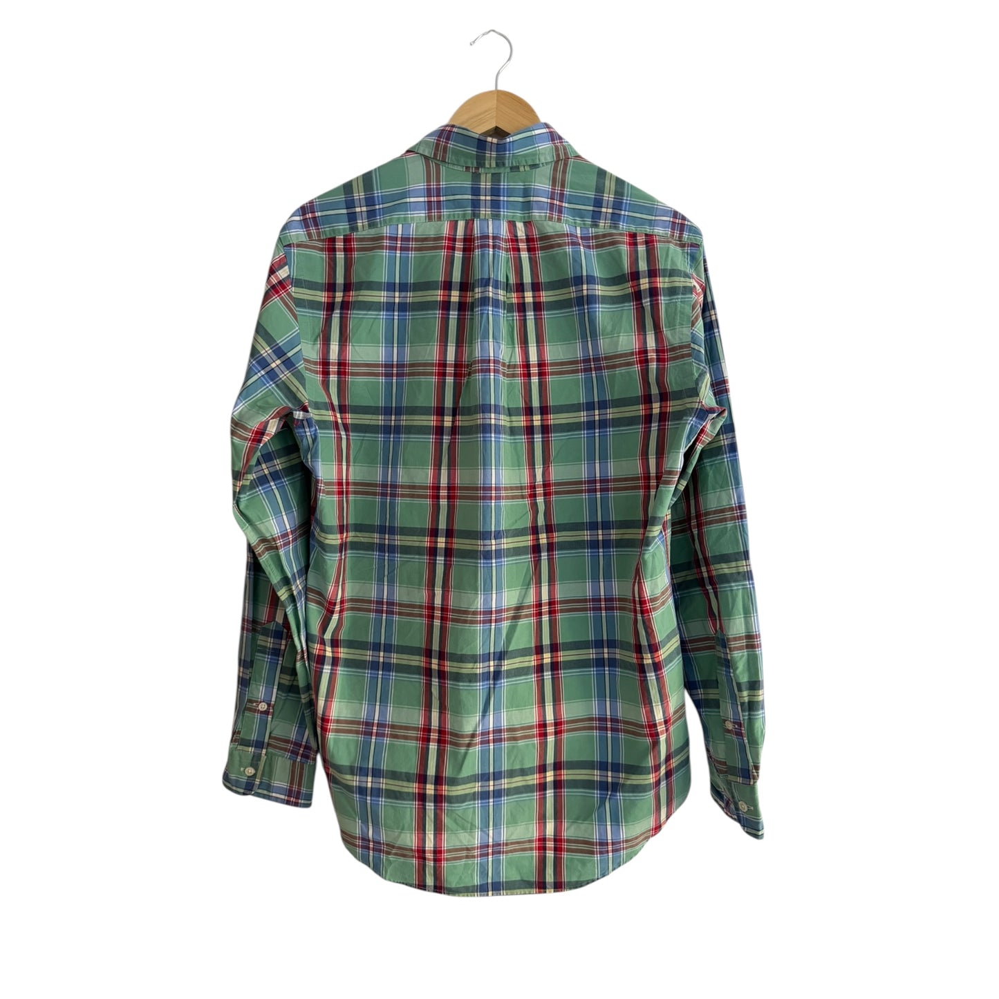 🐴 👔 Cămașă Ralph Lauren în carouri verde, albastru și roșu – Mărimea M