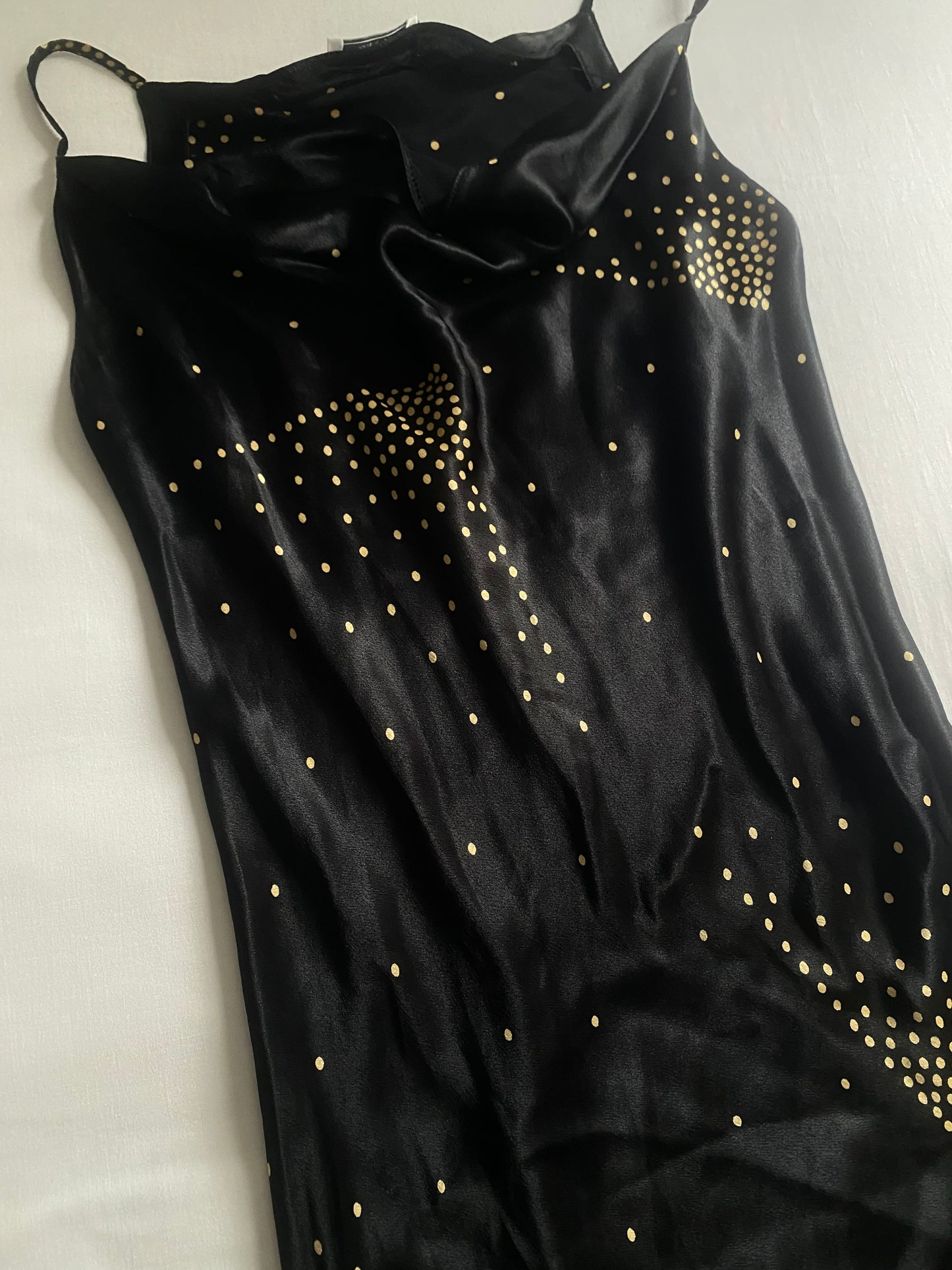 Rochie Vintage Neagră Imprimată – Mărime M 🖤