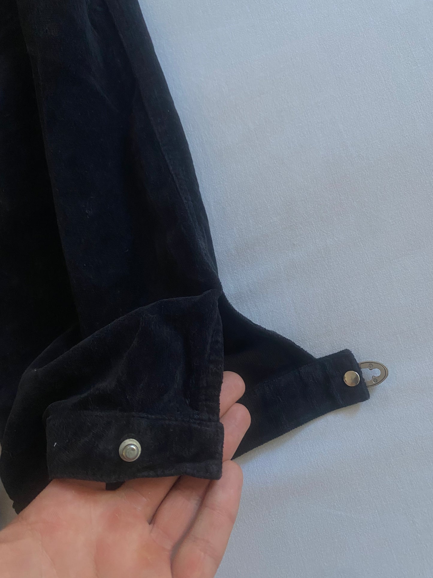 Y2K Armani Velvet Capri Pants