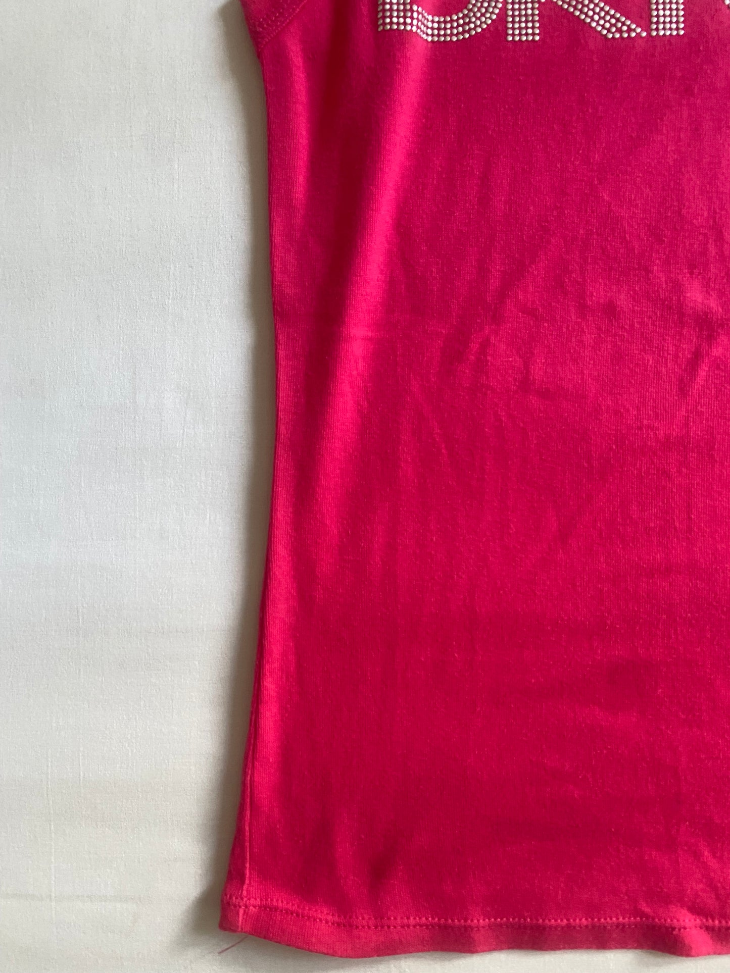 🖤 Top Y2K DKNY din Bumbac – XS – Made in Canada