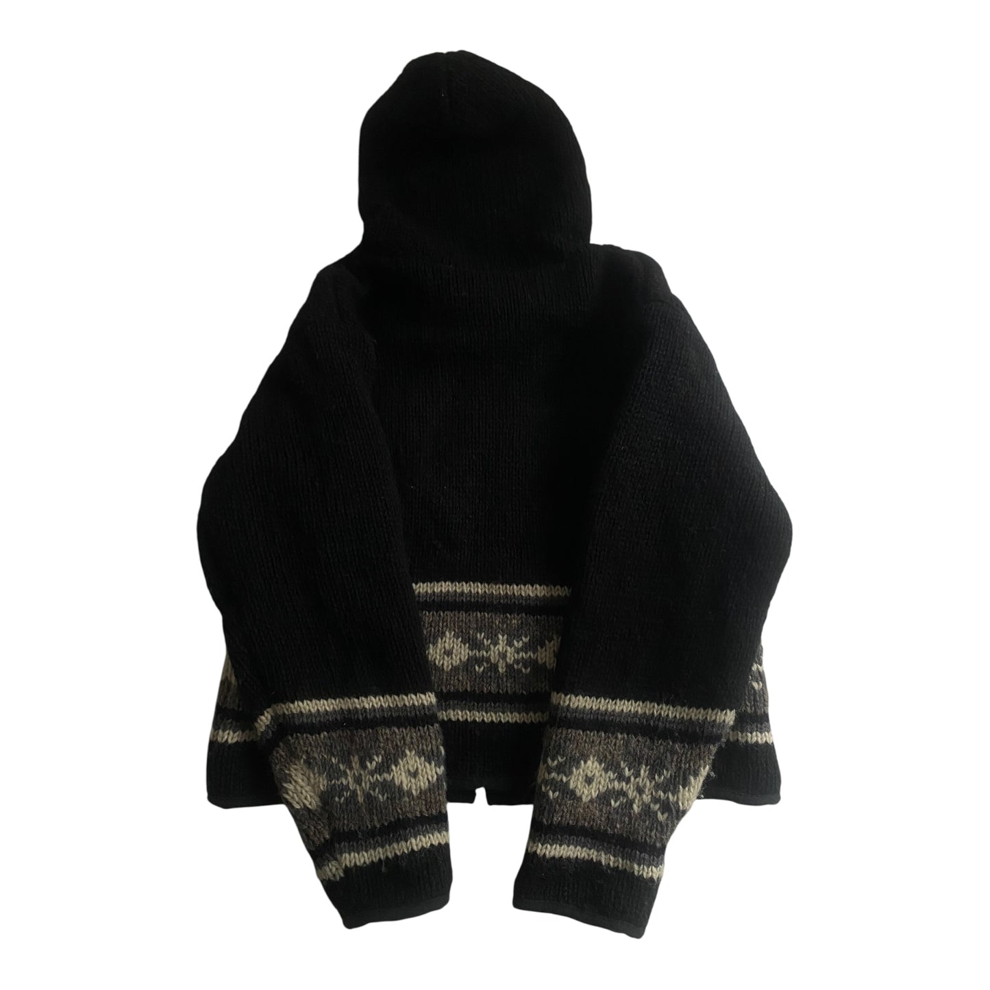 🇳🇵 Hanorac Vintage din Lână – Fleece Lined – Made in Nepal – Women’s S/M