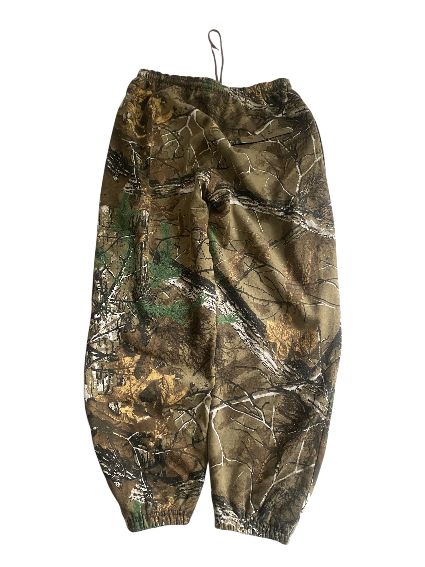 Pantaloni de trening camo, mărimea M, talie elastică și ajustabilă 🩳