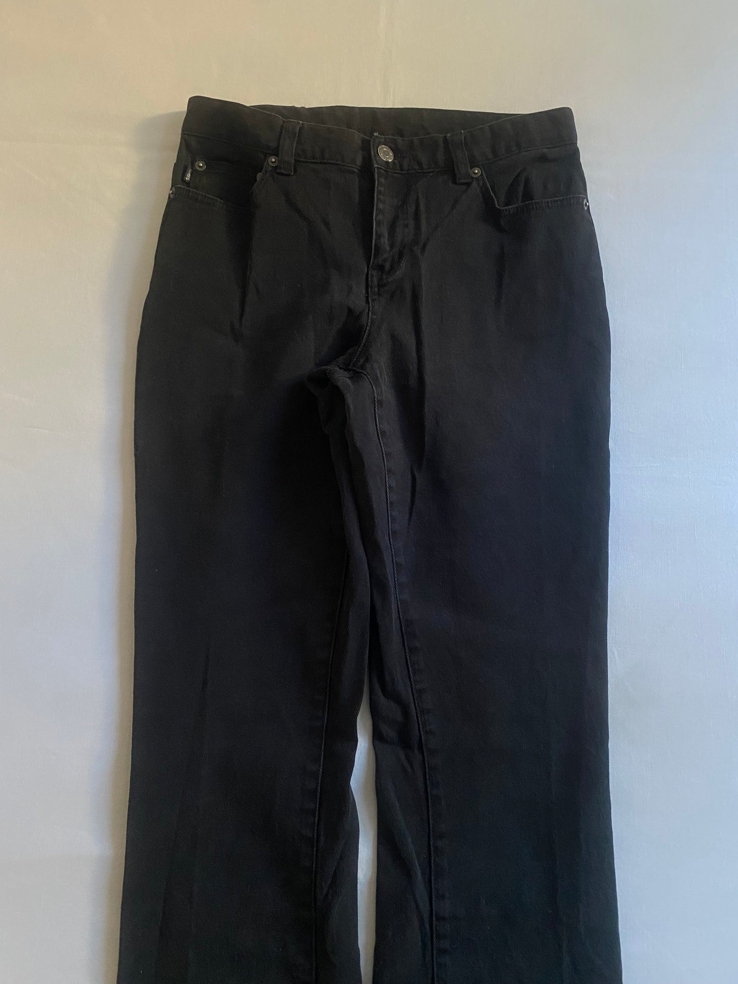 ☕️ Jeans Y2K Lauren by Ralph Lauren – Black Bootcut – Mărime US 4 (≈ EU 36)