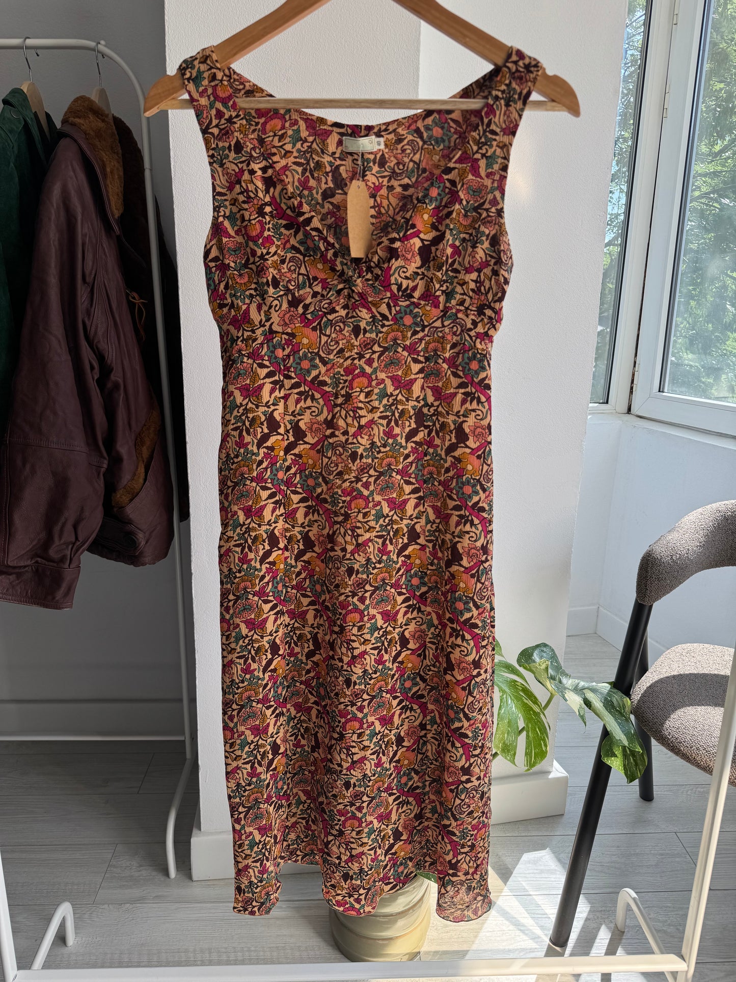 ☀️ Rochie Y2K Floral Printed Summer – IT 40 (S Damă)