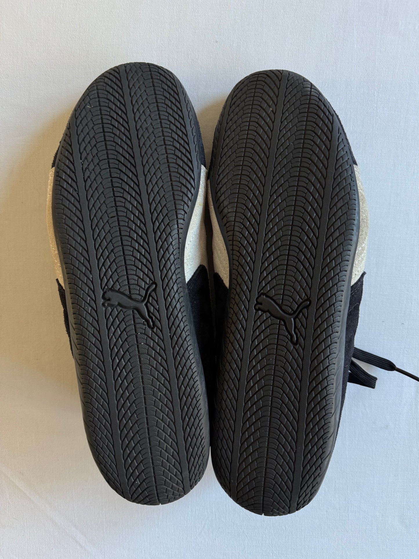 Sneakers vintage Puma x Sparco Speedcat din piele întoarsă neagră – mărimea 42