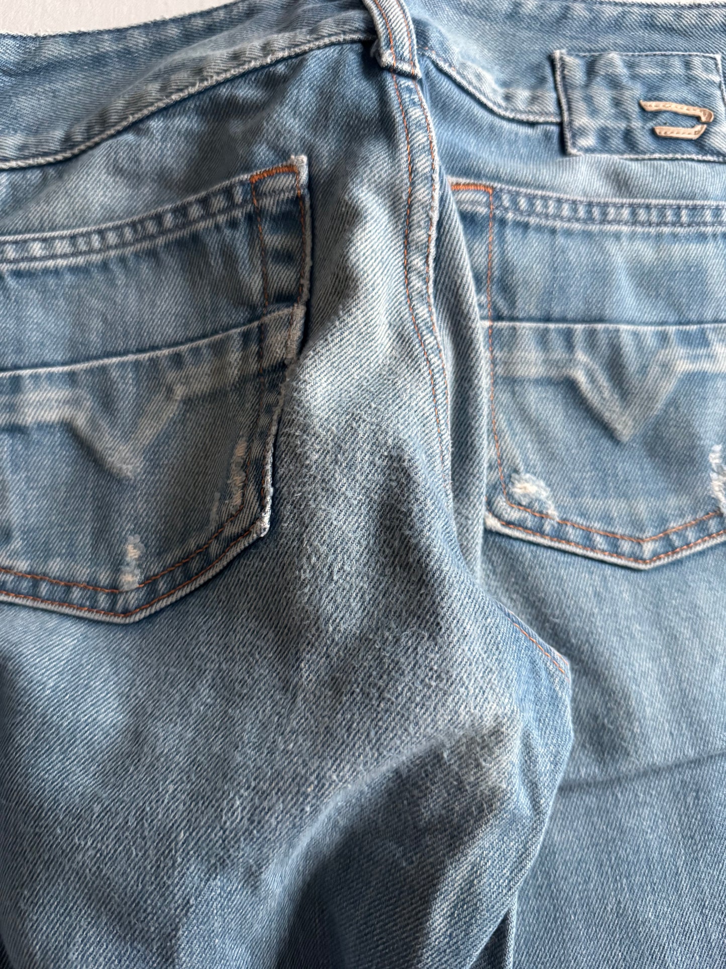 👖 Y2K Diesel Cherone Jeans / Light Wash, Low Rise, Bootcut (US 28)